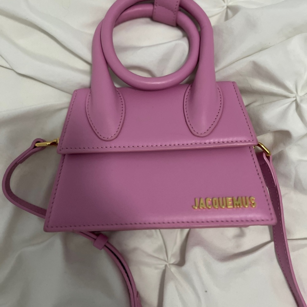 Jacquemus Pink Mini Bag with Structured Design and Top Handle - Picture 3 of 11